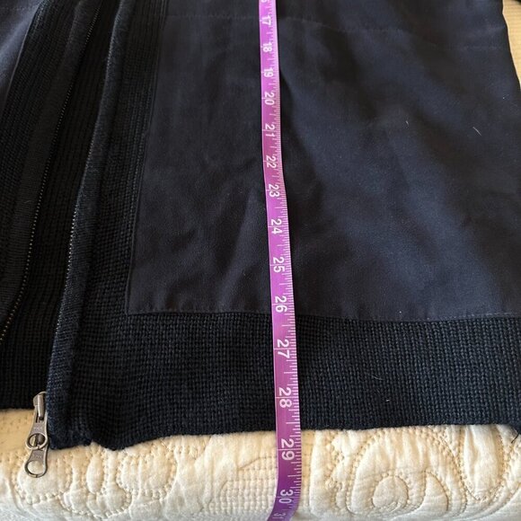 Jaclyn Smith warm black pullover sweater jumper zip crew neck plus 2X womens - Picture 13 of 13